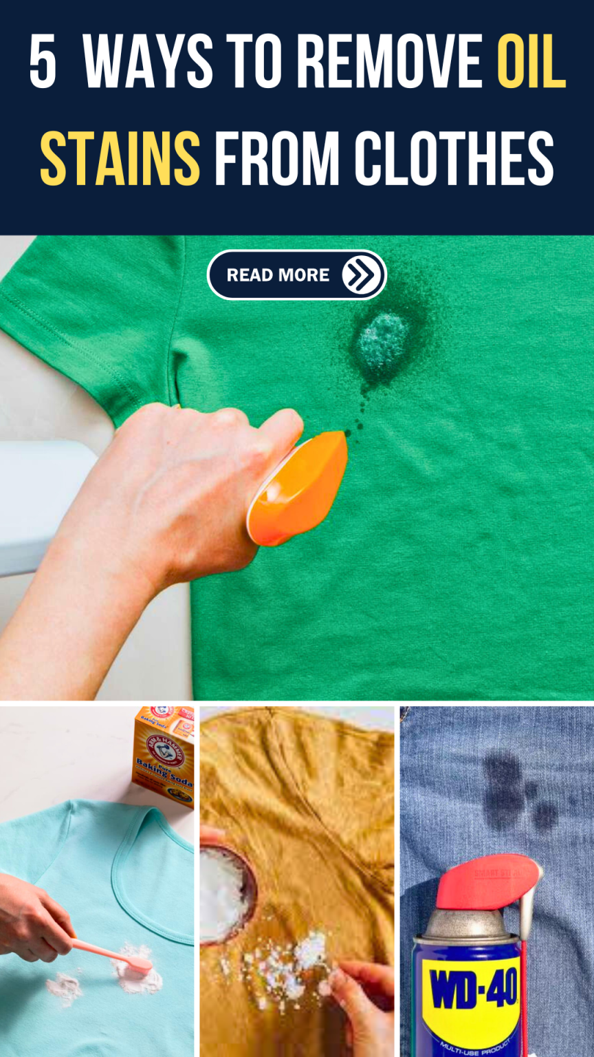 5 Ways to Remove Oil Stains from Clothes Your Motor Geek