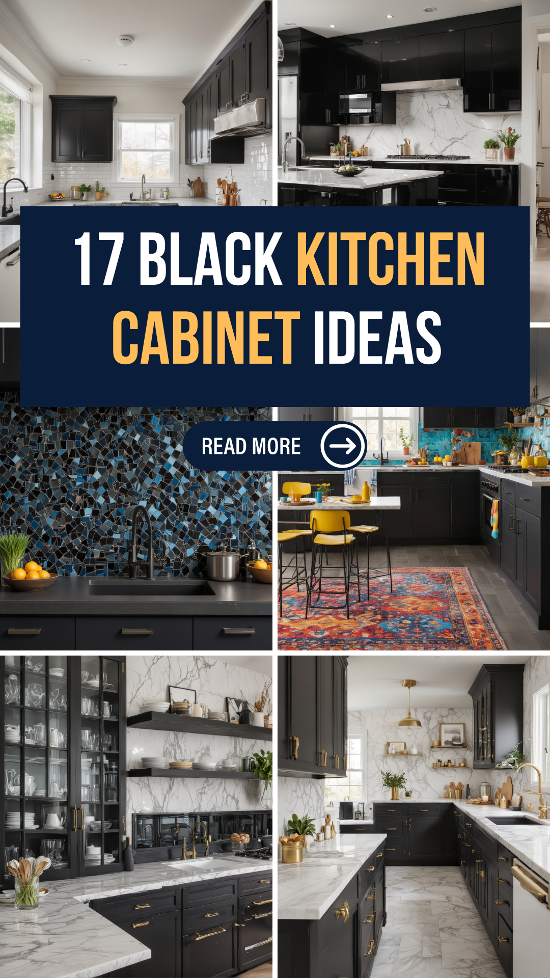 17 Black Kitchen Cabinet Ideas – Your Motor Geek