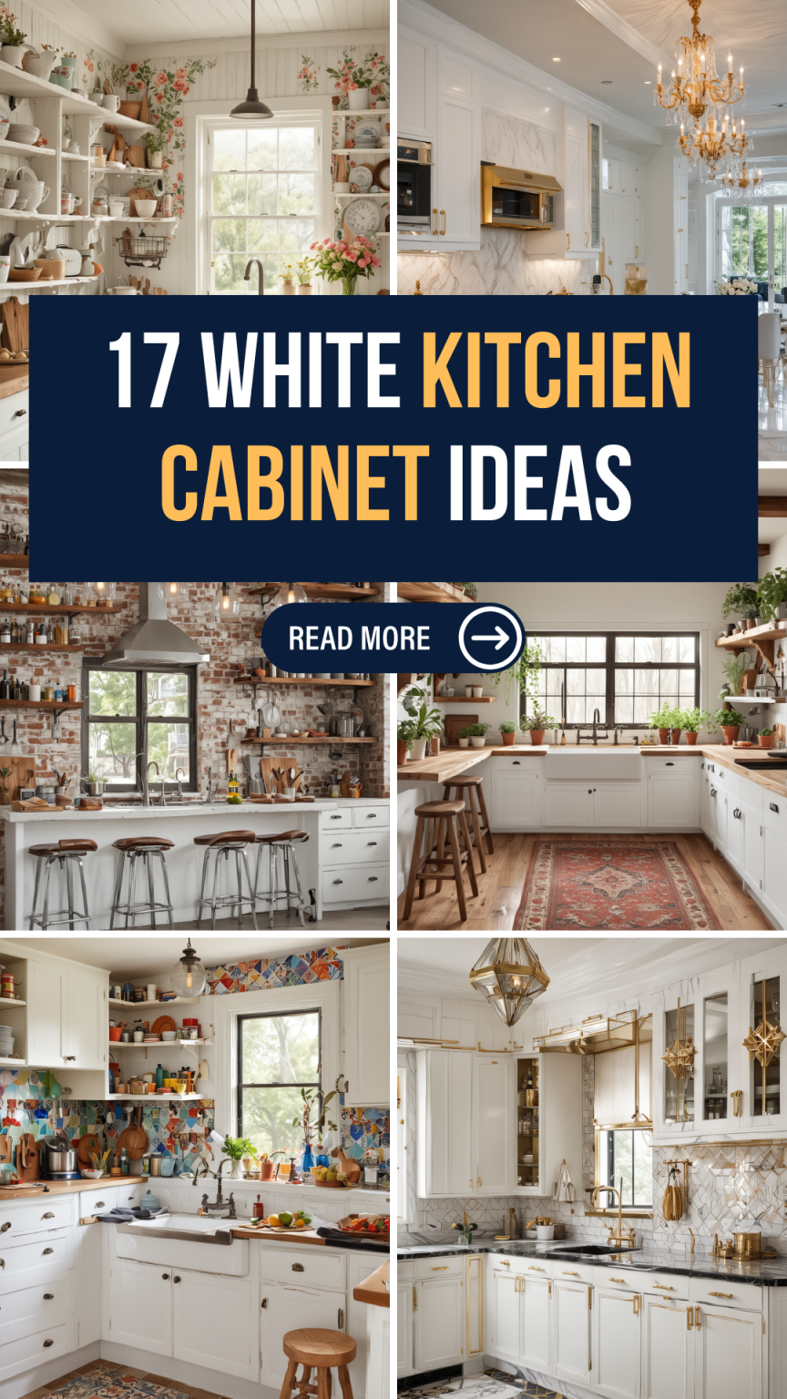 17 White Kitchen Cabinet Ideas – Your Motor Geek